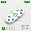Bisagra Plegable Tipo Mesa para Puerta de Gabinete Bisagra Redonda para Mesa Bisagra Recta de Empotrar para Voltear Bisagra Oculta Bisagra Plegable Accesorios de Ferretería de Aleación