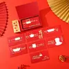 Sobre Rojo Creativo Calado Ritual Sorpresa Sobre Rojo Año Nuevo para Enviar a Amigos y Familiares Regalos de Feliz Cumpleaños