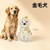 Colgante de Pelo de Mascota Cachorro Lindo Pelo Caja Transparente de Almacenamiento Llavero Colgante Creativo [Directo del Fabricante]