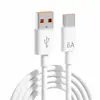 Cable de Datos de Carga Súper Rápida de 10A Extendido en Ángulo Adecuado para Huawei Tipo-C Honor Cable de Carga para Teléfono Móvil de Coche Transfronterizo