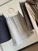 Falda Recta de Cinco Puntos con Dobladillo Elegante y de Moda Estilo Coreano para Mujer Otoño Nuevo Estilo Abertura Trasera Adelgazante Versátil Falda de Traje