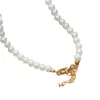 Muestra Personalizada Moda Collar de Perlas Cadena para Clavícula de Mujer Borla Celebridad de Internet Elegante Súper Hada Diseño Simple Cadena para el Cuello