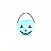 Em estoque Venda por Atacado Halloween Infantil Portátil Mini Balde de Doces Mini Abóbora Pequena Caveira Balde de Doces