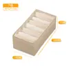 Caja de Almacenamiento Plegable con Compartimentos Almacenamiento en Armario Caja de Almacenamiento para Ropa Interior Gran Capacidad Portátil Caja de Almacenamiento a Prueba de Polvo para Artículos Varios