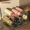 Estante de Almacenamiento para Tazas de Agua, Estante para Tazas de Té en el Aparador, Apilable de Gran Capacidad para Barra de Bar, Estante de Almacenamiento a Prueba de Polvo para Termos