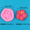 Molde para Hornear Pastel de Fondant DIY Flor de Rosa 3D Flor de Peonía Flor de Hibisco Decoración de Pastel de Chocolate Molde de Silicona
