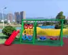 Columpio Exterior para Niños, Silla Colgante para Parque Comunitario, Tobogán para Jardín de Infancia, Columpio Combinado de Escalada, Cuerda de Escalada para Jardín