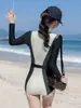 Novo Maiô Triângulo Esportivo Peça Única Feminino Plus Size Cobertura de Barriga Emagrecedor Férias na Praia Fonte Termal Dropshipping 2025