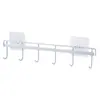 Suporte de pendurar para porta de armário de cozinha com ganchos internos, suporte de pendurar para armário de cozinha, ganchos de casaco para quarto, ganchos para cama de dormitório, ganchos para dormitório