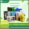 Sacos de Embalagem de Alimentos Impressos a Cores, Autossustentáveis, Autoselantes, À Prova de Umidade e Selados para Lanches e Chá