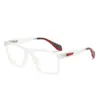 Gafas lisas para estudiantes nuevas 2024 pata de silicona antideslizante patillas de resorte caja pequeña retro se pueden equiparar con gafas de graduación