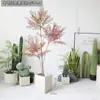 Simulação de Planta Verde Planta em Vaso Grande Bambu Nantian Planta Verde Falsa Decoração Macia Árvore Falsa Árvore de Simulação Decoração de Chão para Sala de Estar Enfeites