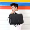 Mochila Mochila para Hombre Casual Simple de Negocios para Computadora de Cuero Moda Mochila Escolar para Estudiante de Secundaria y Universidad Marca de Moda