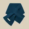 Bufanda de Lana Australiana para Mujer Otoño e Invierno, Nuevo Estilo Coreano para Uso Diario, Bufanda Cruzada Cálida para Pareja, Bufanda para el Cuello para Mujer