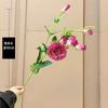 Lisianthus Flor Seca Simulada al por Mayor Flores de Seda Estilo Europeo de Mano Comercio Exterior Boda Sala de Estar Decoración del Hogar Flores Artificiales