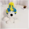 [Solo Ropa] Ropa para Cachorros West Highland Accesorios Lindos Suéter Sombrero Set de Abrigo