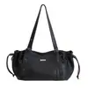 Bolso de Axila Texturizado Simple y Versátil para Mujer 2025 Invierno Nuevo Retro con Cordón Bolso de Mano para Viajes Diarios Bolso de Hombro
