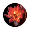 Linterna Portátil de Varilla Giratoria 2025 Lámpara de Loto Material DIY Hecho a Mano Linterna Portátil de Lirio del Valle Actividad Decoración Hanfu