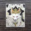 Pintura Thangka Dorada Semi-Pintada a Mano al por Mayor Núcleo Zorro Hada Zorro de Nueve Colas Changming Vida Pasada y Vida Presente Lienzo Thangka Se Puede Personalizar