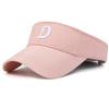 Nuevo Lanzamiento de Primavera Sombrero de Sol para Pareja Transpirable para Montañismo Fresco de Moda Bordado con Letra Hueco Superior Estilo Celebridad de Internet