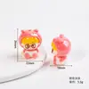 Accesorios para Joyería DIY Figuras de Animales de Dibujos Animados de Goma Blanda Adornos para Micro Paisajes Accesorios de Decoración para Coche y Oficina