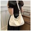 Nova Moda 2024 Bolsa de Ombro para o Trabalho Grande Capacidade Bolsa de Axila Feminina Casual Simples Portátil Bolsa Transversal