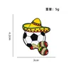 Transfronteiriço Novo Modelo Copa do Mundo México Distintivo de Futebol México Broche de Cacto Multiformato Acessório de Desenho Animado