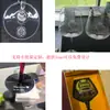 Juego de regalo de copas de vino tinto con dos copas de cristal de fondo de diamante, apto para regalar, uso doméstico, copas de vino estilo europeo