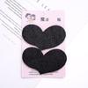 Joyería Adhesivo para Cabello Negro Lavar Cara Adhesivo para Cabello Roto Accesorios para Cabello Velcro para Niños Adhesivo para Flequillo Postizo Tocado Adhesivo Mágico