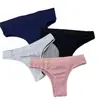 Fio Dental de Yoga Fitness Costurado de Cor Sólida de Nylon de Alta Elasticidade Original para Comércio Exterior com Bojo Cintura Média Baixa
