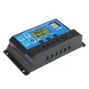 Controlador Solar Totalmente Automático de Carga e Descarga Tipo Universal 30A 12v24 Controlador de Geração de Energia Fotovoltaica para Iluminação Pública Doméstica
