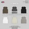 Ropa Personalizada para Hombre AR Suministro Directo Transfronterizo a Europa y América, Camiseta sin Mangas de Algodón Secado Rápido Cero Sensación para Hombre, Chaleco sin Mangas Estilo Deportivo de Baloncesto