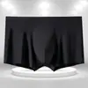 Roupa Íntima Masculina Nova de Seda Gelada de Verão Boxer Masculino Fino Sem Marcas Boxer Respirável para Jovens