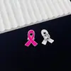Broche Liga Coração Pingando Óleo Fita Vermelha Símbolo Aids Internacional Símbolo HIV Rótulo de Publicidade de Bem Público