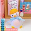 Lámpara de noche LED con forma de patito para dormitorio de niña, adorno para dormitorio, regalo creativo