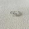 Moda Anillo de Flor para Pareja Indeleble para Mujer Anillo Suelto Anillo de Alta Gama para Mujer Anillo Abierto