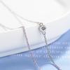 Collar de mujer de Corea del Sur, sencillo, elegante, creativo, dulce, estudiante, circonita, colgante de celebridad de Internet, collar de cadena corta para clavícula, estilo coreano