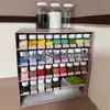 Estante de almacenamiento para cuentas 221 colores 144 colores tipo cajón materiales hechos a mano diy empaque separado caja de almacenamiento frasco estante de escritorio