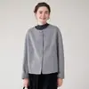 Nuevo Abrigo de Lana Estilo Francés 2026 para Mujer, Longitud Corta, Apto para Personas Petites, Versátil, Chaqueta de Lana de Botonadura Única