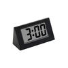 Reloj electrónico mini de pelo liso de fábrica, reloj portátil para estudiantes, decoración de tiempo, adorno pequeño simple, reloj triangular de escritorio Ins