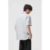ANSWER ME Camiseta Retro Estilo Chinês Original Falsa de Duas Peças com Gola Reversível para Homens, Solta Casual Tendência de Manga Curta POLO16