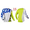 Traje de Carrera de Manga Larga Bicicleta de Montaña Campo Traviesa Secado Rápido Camisa Cultural Tld Traje de Descenso Fox Traje de Ciclismo Superior