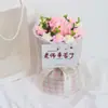 Venta al por mayor de fabricantes de ramos terminados de punto, ramos creativos de hilo para el Día del Maestro, ramos terminados de flores artificiales de punto hechos a mano