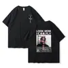 Travis Scott Marca de Moda Camiseta de Manga Corta para Hombre y Mujer Verano Algodón Puro Transfronteriza Estilo Americano Cactus Jack