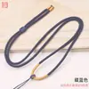 Hilo Envuelto en Oro DIY Amuleto Budista de Oro de Jade Cordón de Colgante Ajustable Cordón de Collar Resistente al Desgaste Unisex Venta al por Mayor