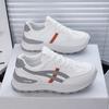 Zapatos de Mujer de Primavera Nuevos Blancos Transpirables Versátiles Estilo Coreano Suela Gruesa Aumentadores de Altura Zapatos Deportivos Casuales Tendencia Papá Zapatos