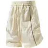 Shorts casuais de cor sólida, soltos, confortáveis para uso em casa, secagem rápida, leves, para esportes de verão, uniforme para equipe esportiva estudantil, shorts de comprimento até o joelho