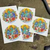 Promoção Quente Xizang Nepalesa Pintada à Mão Pura Thangka Tara Verde Núcleo de Cartão 3.5