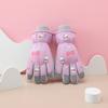 Guantes de esquí infantiles engrosados de invierno cálidos con forro polar para estudiantes niños y niñas a prueba de frío antideslizantes transpirables impermeables transfronterizo