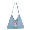 Bolso Original de Mezclilla Viejo de Gran Capacidad de Hombro Único Cruzado 2025 Nuevo Literario y Artístico de Doble Uso Mochila Escolar Ins de Moda para Mujer